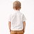 Camisa Infantil Masculina Lisa em Tricoline 100% Algodão Manga Curta Bege - Imagem 6