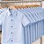 Camisa Infantil Masculina Lisa em Tricoline 100% Algodão Manga Curta Azul Claro - Imagem 4