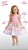 Vestido Infantil Chuva de Amor Rosa Saia Rodada Estampada Cinto de Pérolas - Imagem 2