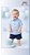 Camisa Infantil Lisa Para Bebê Menino Social Festa Mesversário Azul Claro Tricoline - Imagem 7