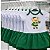 Body Bebê Menina Torcedora Futebol Verde e Branco Porquiha com Saia Rodada - Imagem 7