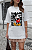 T-SHIRT OVERSIZED ESTAMPA LOCALIZADA MICKEY SAYS - Imagem 1