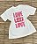 T-SHIRT OVERSIZED ESTAMPA LOCALIZADA ALL WE NEED IS LOVE - Imagem 2