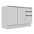 Gabinete pia branco - Imagem 1