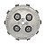 KE0016 KIT EMBREAGEM COMPLETA (PLATO/CUBO/SEPARADOR/MOLAS/DISCO) FAZER 150/XTZ 150 16-18 - UN - Imagem 3