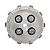 KE0015 KIT EMBREAGEM COMPLETA (PLATO/CUBO/SEPARADOR/MOLAS/DISCO) FACTOR 125I 16-18 - UN - Imagem 3