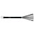 Vassourinha Liverpool VA-182 Light Brush - Cerdas De Aço c/ puxador - Imagem 1