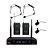 Microfone Sem Fio Dylan UDX-06 Multi - Duplo Headset - Imagem 1