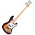Contrabaixo SX SJB75 ASH Jazz Bass Passivo 4 Cordas Sunburst 3ts - Imagem 1