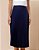 Saia Midi Plissada - Azul - Imagem 5