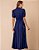 Vestido Leonora Azul Marinho - Imagem 3