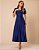 Vestido Leonora Azul Marinho - Imagem 4