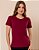 T-Shirt Gola Redonda - Vinho - Imagem 3