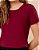 T-Shirt Gola Redonda - Vinho - Imagem 2