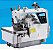 MAQUINA OVERLOQUE ELETRONICA COM TRANSPORTE SUPERIOR JACK C5T - 220 V - Imagem 1