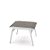 Conjunto de 2 Cadeiras Ibiza Alumínio Branco Tela Fendi - Imagem 3