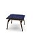 Conjunto de 2 Cadeiras Riviera Alumínio Marrom Tela Azul - Imagem 3