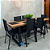 Kit 6 Cadeiras Jantar Área Gourmet Alumínio Preto - Imagem 7
