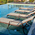 Kit 2 Espreguiçadeiras Piscina Alumínio Marrom Tela Mocca - Imagem 4
