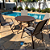 Kit 6 Cadeira Riviera Piscina Alumínio Marrom Tela Fendi - Imagem 3