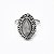 Anel de Pedra da Lua e Prata 925 Mandala Grande - índia - Imagem 2