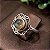 Anel de Mandala em Prata 925 com Labradorita - índia - L001 - Imagem 1
