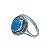 Anel de Prata 925 Life Calcedônia Azul - lançamento C004 - Imagem 1