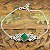 Pulseira Life de Prata 925 Esmeralda - Imagem 1