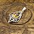 Pingente Vintage Prata 925 e Pedra natural Citrino - Imagem 1