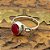 Anel Life Prata 925 - Rubi - Oval - Imagem 1