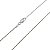 Corrente Prata 925 Italiana Ponto baiano 50cm x 1,3mm - Imagem 2