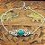 Pulseira de Prata 925 Charms Turquesa - Imagem 1