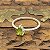 Anel Prata 925 com Peridoto Artesanal - Imagem 1