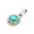 Pingente Sol Life em Prata 925 com Esmeralda - Imagem 2
