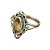 Anel Prata 925 Pedra Citrino Boho - C001 - Imagem 3