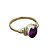 Anel Prata 925 com Ametista Estilo Boho - A001 - Imagem 3