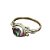 Anel Prata 925 com Topázio Místico estilo Boho - T001 - Imagem 3