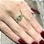 Anel Prata Bali 925 com Pedra Peridoto - P001 - Imagem 2