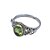 Anel Prata Bali 925 com Pedra Peridoto - P001 - Imagem 3