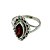 Anel de Prata 925 com Pedra Granada - G001 - Imagem 5