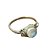 Anel Prata 925 Boho Pedra da Lua L003 - Imagem 3