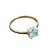 Anel Feminino Life Prata 925 Solitário Topázio Azul - Índia - T004 - Imagem 3