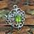 Anel Prata Bali 925 e pedra Peridoto | Arabesco - P003 - Imagem 1