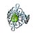 Anel Prata Bali 925 e pedra Peridoto | Arabesco - P003 - Imagem 3