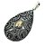 Pingente Prata Bali 925 com Ouro 18k Artesanal - Grande - Imagem 4