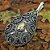 Pingente Prata Bali 925 com Ouro 18k Artesanal - Grande - Imagem 1