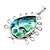 Pingente Prata Bali 925 Abalone - Imagem 4