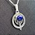 Pingente Prata 925 Bali Pedra Lápis Lazuli - Imagem 2