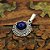 Pingente Prata 925 com Lápis Lazuli Bali - Imagem 1