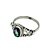 Anel Feminino Vintage Prata 925 Topázio Místico - M006 - Imagem 6